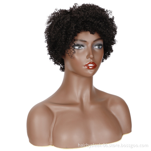 Rebecca Short Jerry Curly Wig Human hair Wigs For Black Women Peruvian Remy Bouncy Curly Bob Human Hair Full Wig Natural Hair